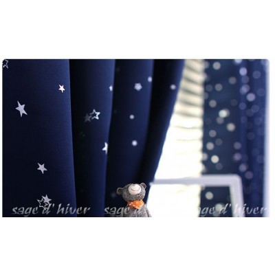 自選訂造尺寸 幻彩 星星 優質布料 窗簾 / 枱布 / 桌布 / 梳化布 / 窗紗