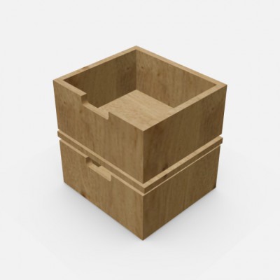自由組合儲物柜配件-柜桶 (小) 2個 深30cm