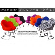 日式 多用途 花花 餐椅 化妝椅 電腦椅 8種色